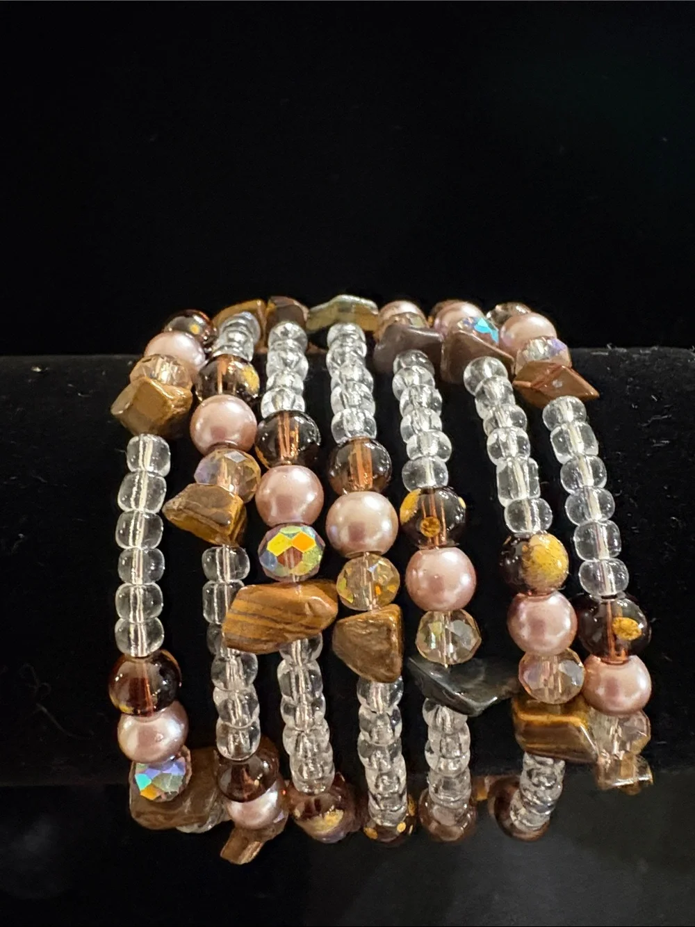 Brown Beaded Bracelet